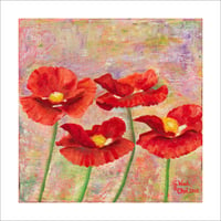 Image 1 of Print of "Friendly Poppies"