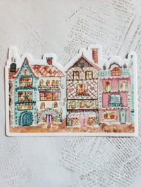 Image 1 of Whimsical Christmas Village Sticker