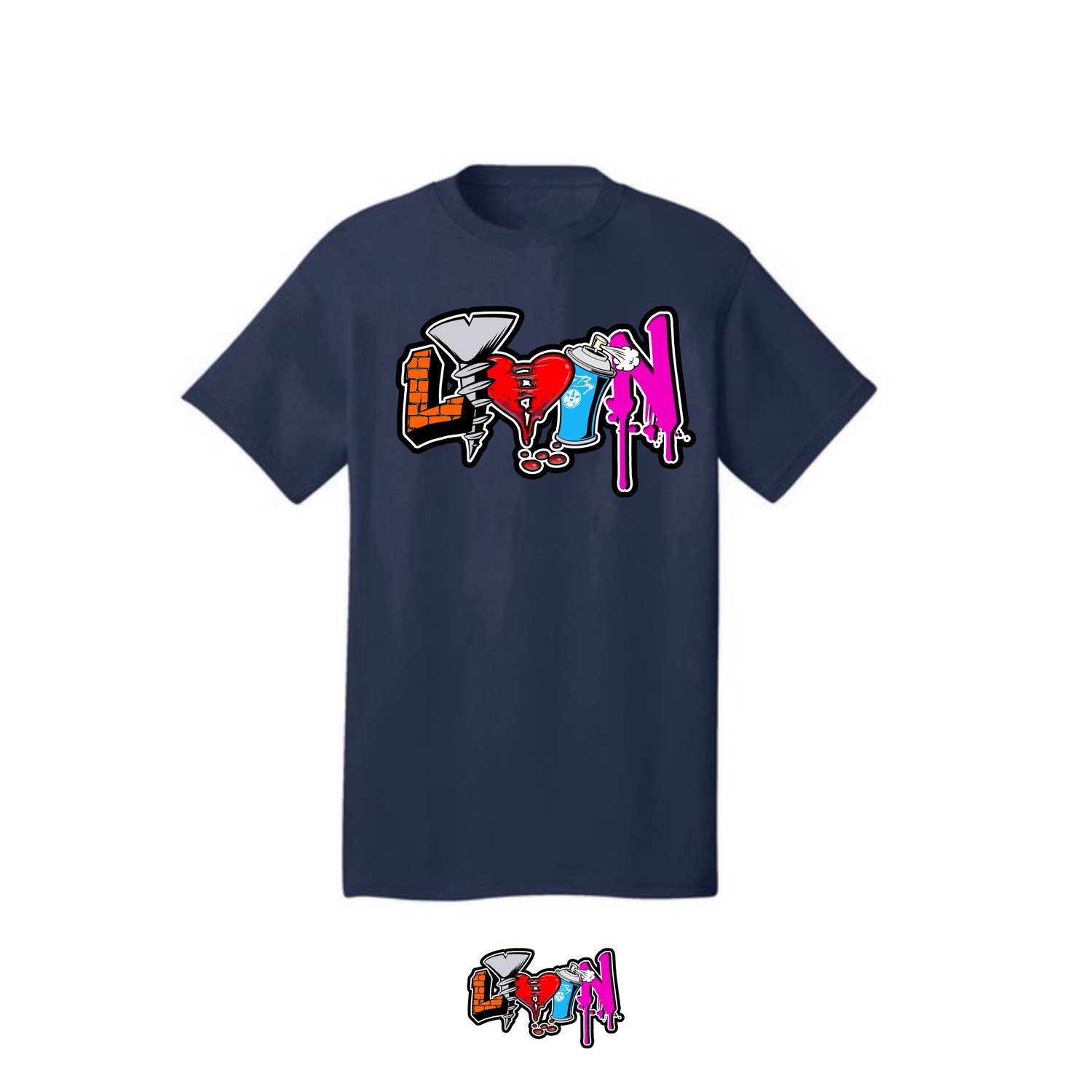 Navy Blue LIVIN shirt