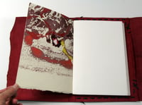 Image 3 of Long-stitch notebook in leather cover NEW!
