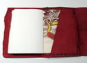 Long-stitch notebook in leather cover NEW!