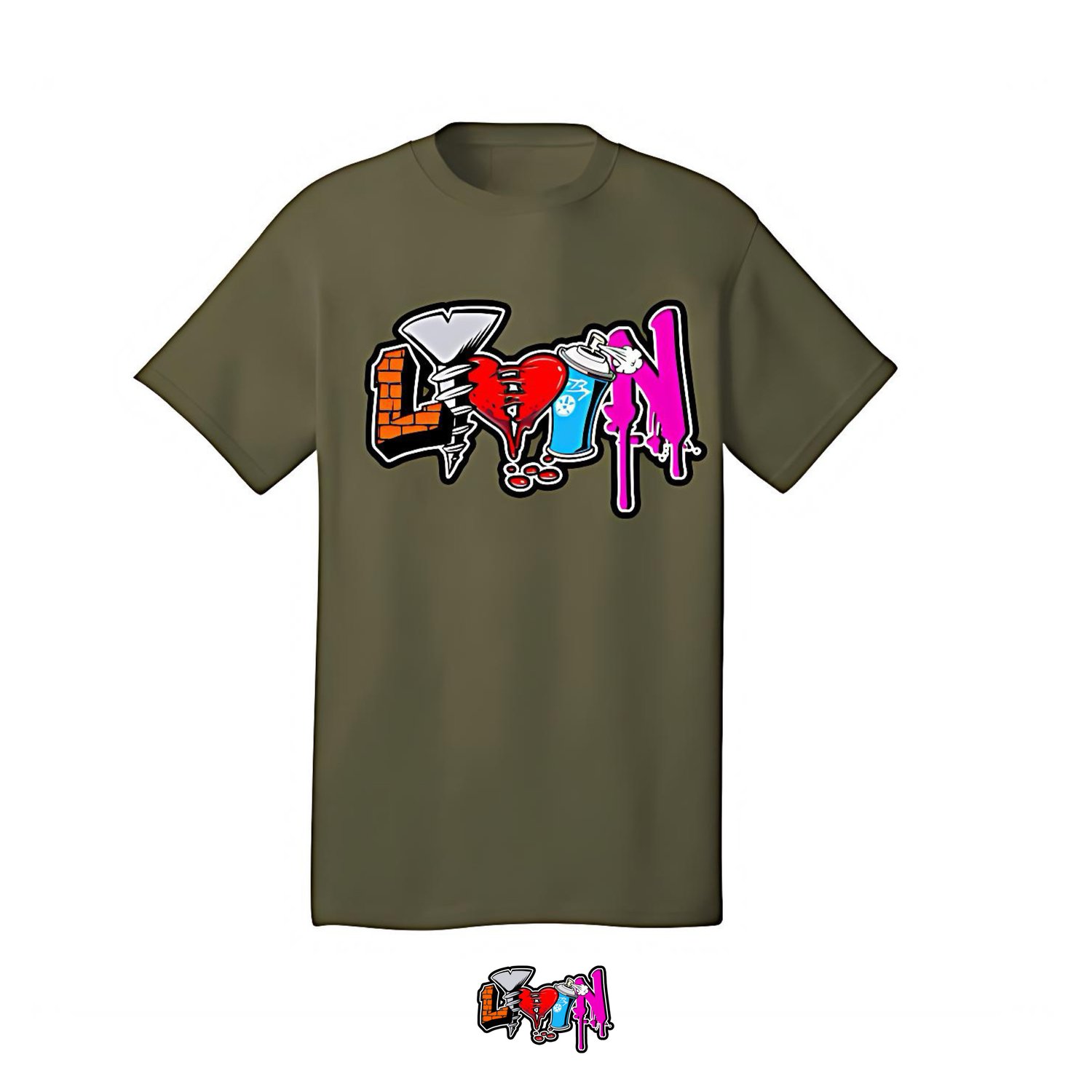Military Green LIVIN shirt