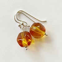 Image 3 of Topaz Faceted Earrings