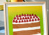 Cake 86 – Spiced Raspberry Torte (framed) Image 2