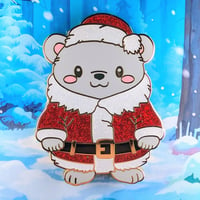 Image 1 of 2" Holiday Polar Bear (LE30)