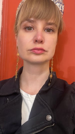 Image of Star chain earrings