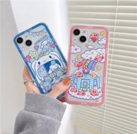 Image 1 of Cute Poyo & Kitty and Friends Phone Case