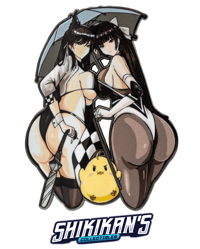 Image 3 of Atago & Takao Race Queen Hard Enamel Pin 