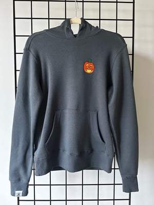 Image of "It's Tricky" Pullover Hoodie (Grey/Orange) - 1 Of  25 [Limited Edition]