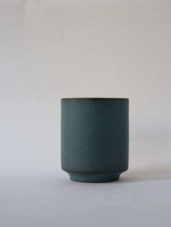 Tasse cylindre bleu Tempête