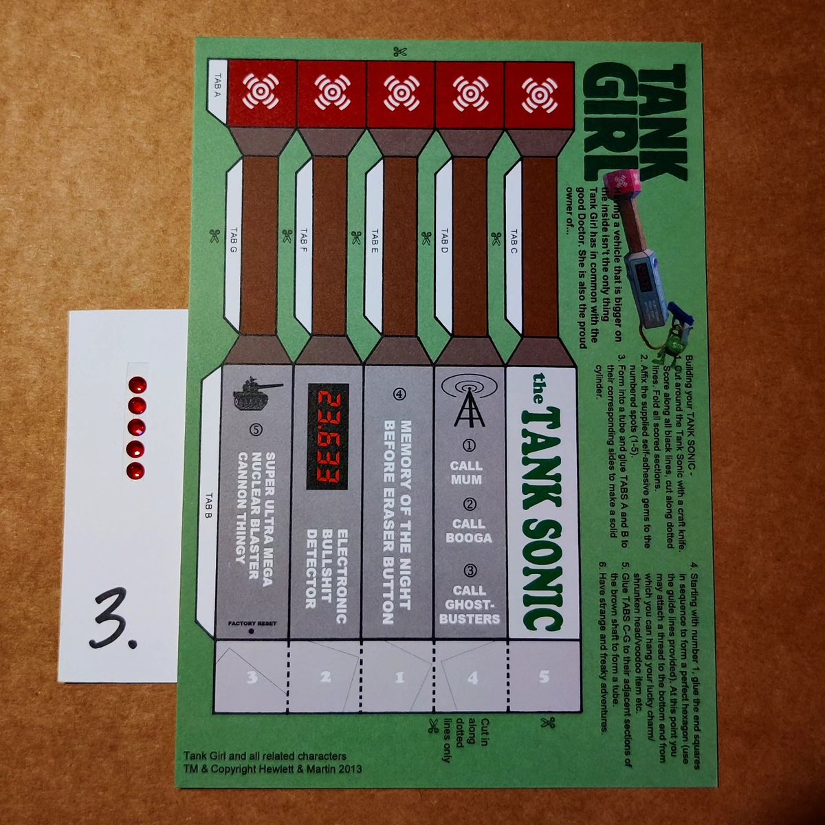 TANK GIRL PICK 'N MIX - ARCHIVE GOODIES | TANK GIRL