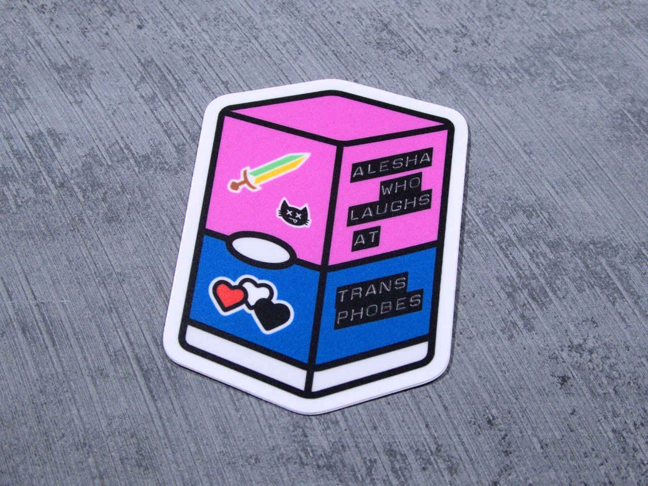 Friend of Alesha Vinyl Sticker