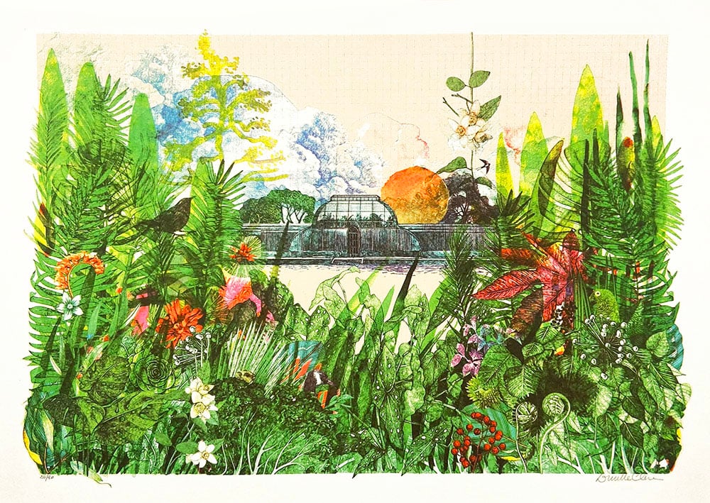 Image of A day at Kew Gardens - Red Sun