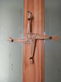 Image 3 of Brigid Cross 🌾 Imbolc decoration with bells🌾