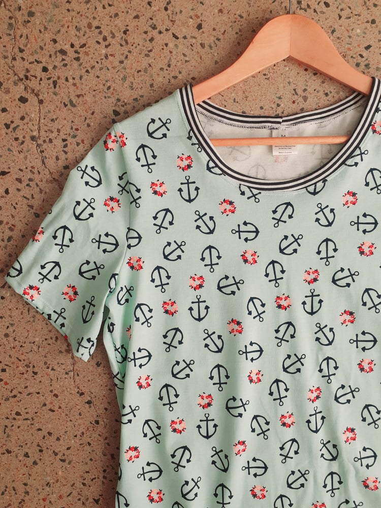 Image of NAUTICAL TEE. AVAILABLE in SMALL & MEDIUM 