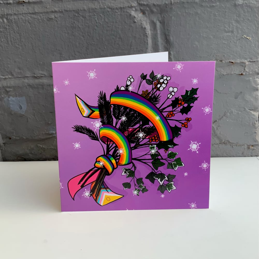 RAINBOW XMAS 2-PACK  of Cards