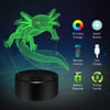3D Axolotl Night Light - 3D Illusion Lamp - 16 Colors Changing with Remote Control