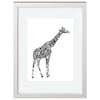 Steampunk Giraffe A3 Framed Print