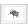 Steampunk Bumble Bee A3 Framed Print
