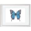 Steampunk Butterfly A3 Framed Print