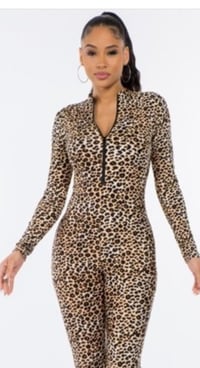 Image 1 of Leopard  Pretty Catsuit 