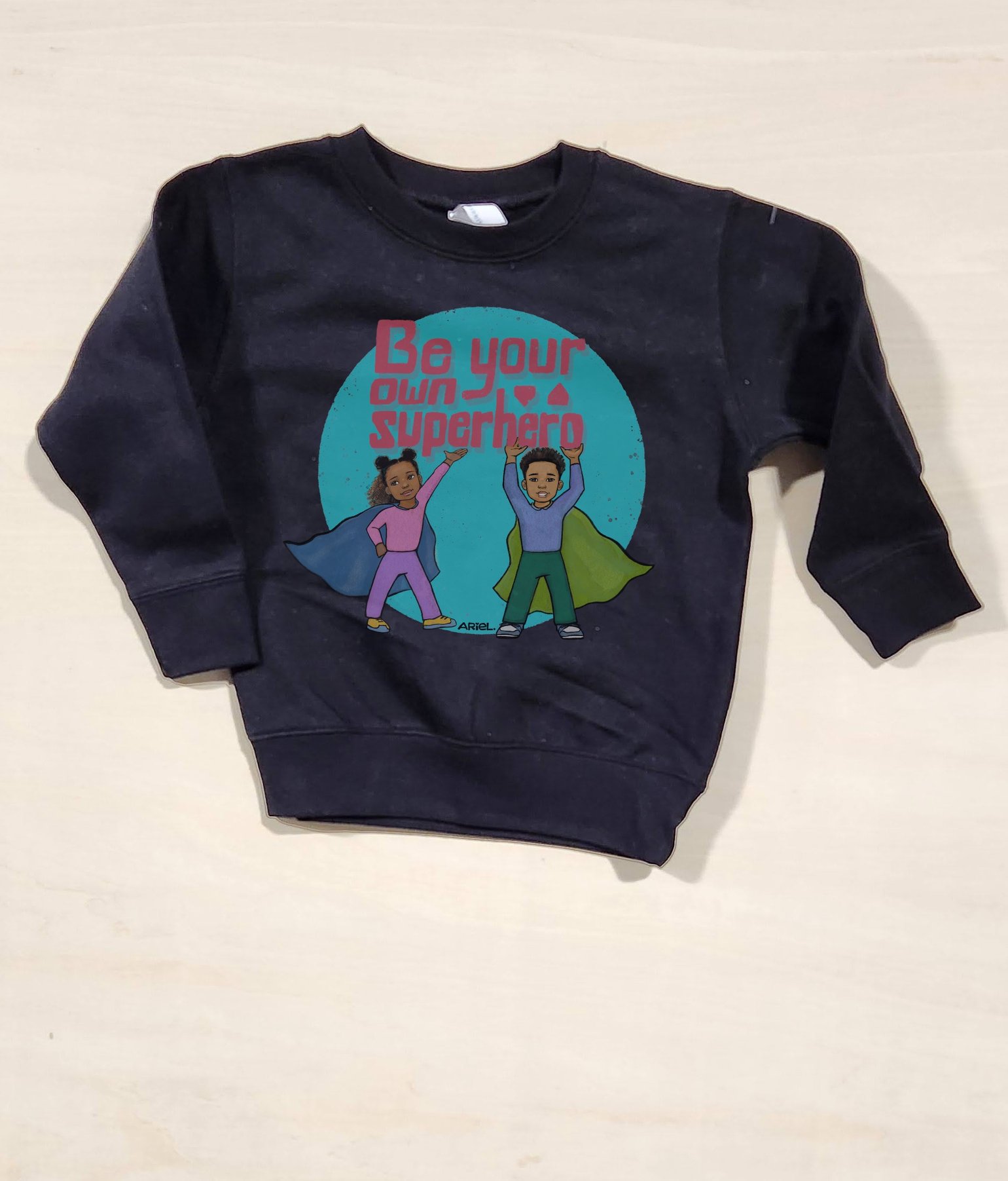 Image of Superhero Kids Sweatshirt and T-Shirt