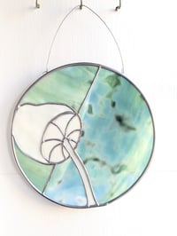 Image 3 of Lake Stained Glass Mushroom