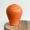 2nd: Oval Vase in Tangerine with Lemon Rim