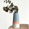 2nd: Mini Skyline Vase in Slate & Tangerine #2