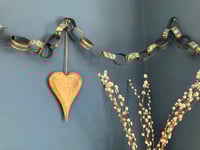Image 3 of Paper Chain - Metallic Copper on Blue 