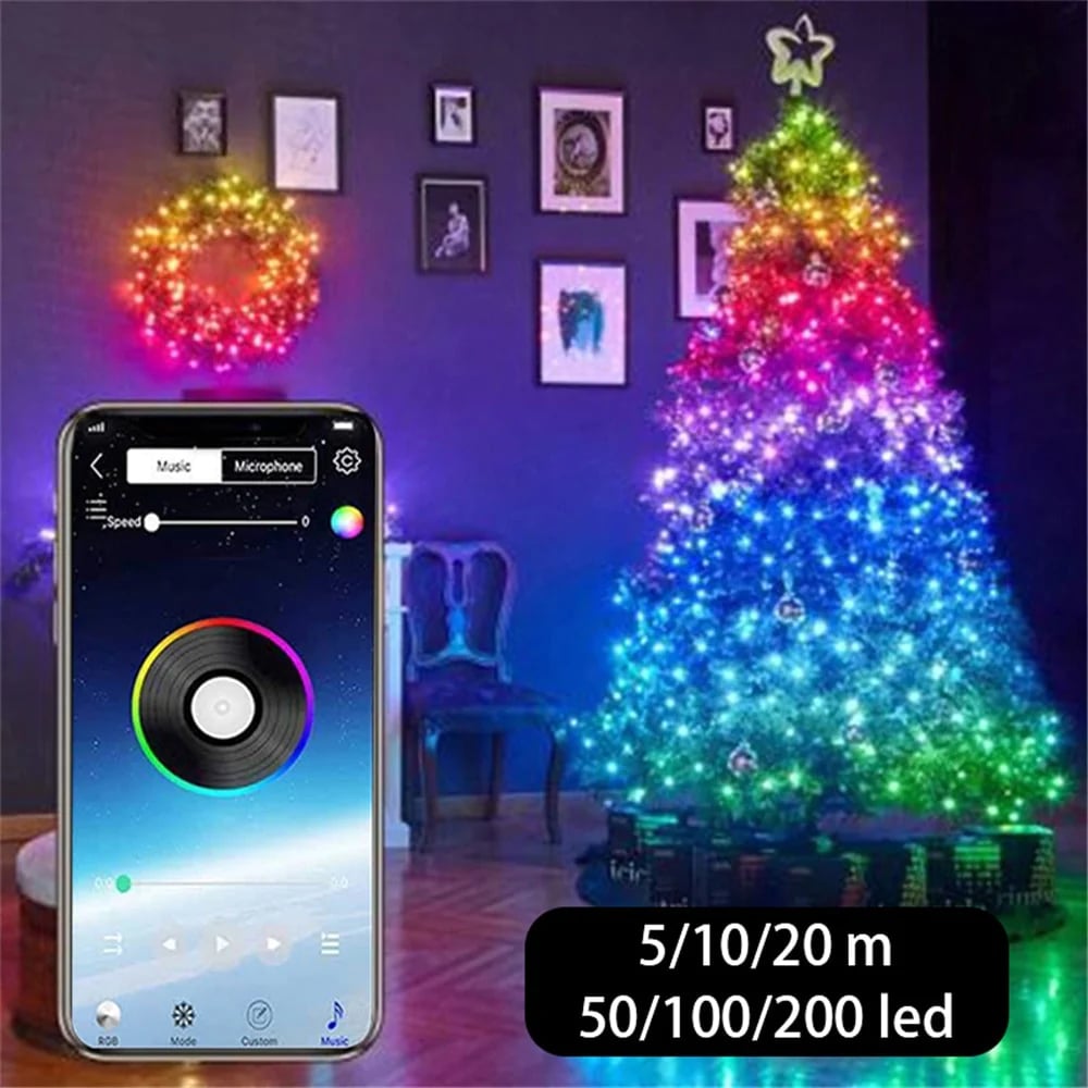 Image of Christmas tree led lights