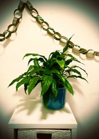 Image 3 of Paper Chain - Metallic Green on Manilla