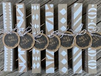 Image 2 of paper Chain - White on Manilla