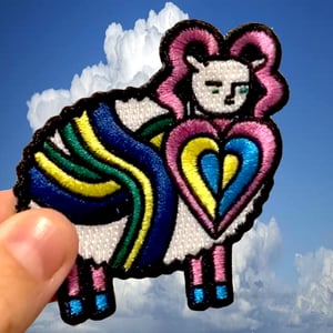 EMBROIDERED MAGIC SHEEP >>> ALL PROCEEDS TO DOCTORS WITHOUT BORDERS // GAZA