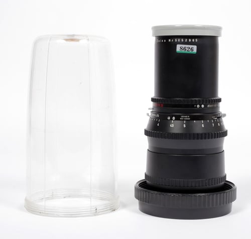 Image of Hasselblad Carl Zeiss Sonnar T* 250mm F5. lens + bubble case #8626