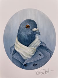 Image 1 of Winter Pigeon Print