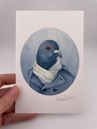 Image 4 of Winter Pigeon Print