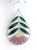 Botanical Stained Glass Wildflower Drop