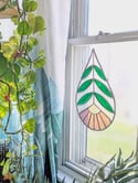 Botanical Stained Glass Wildflower Drop