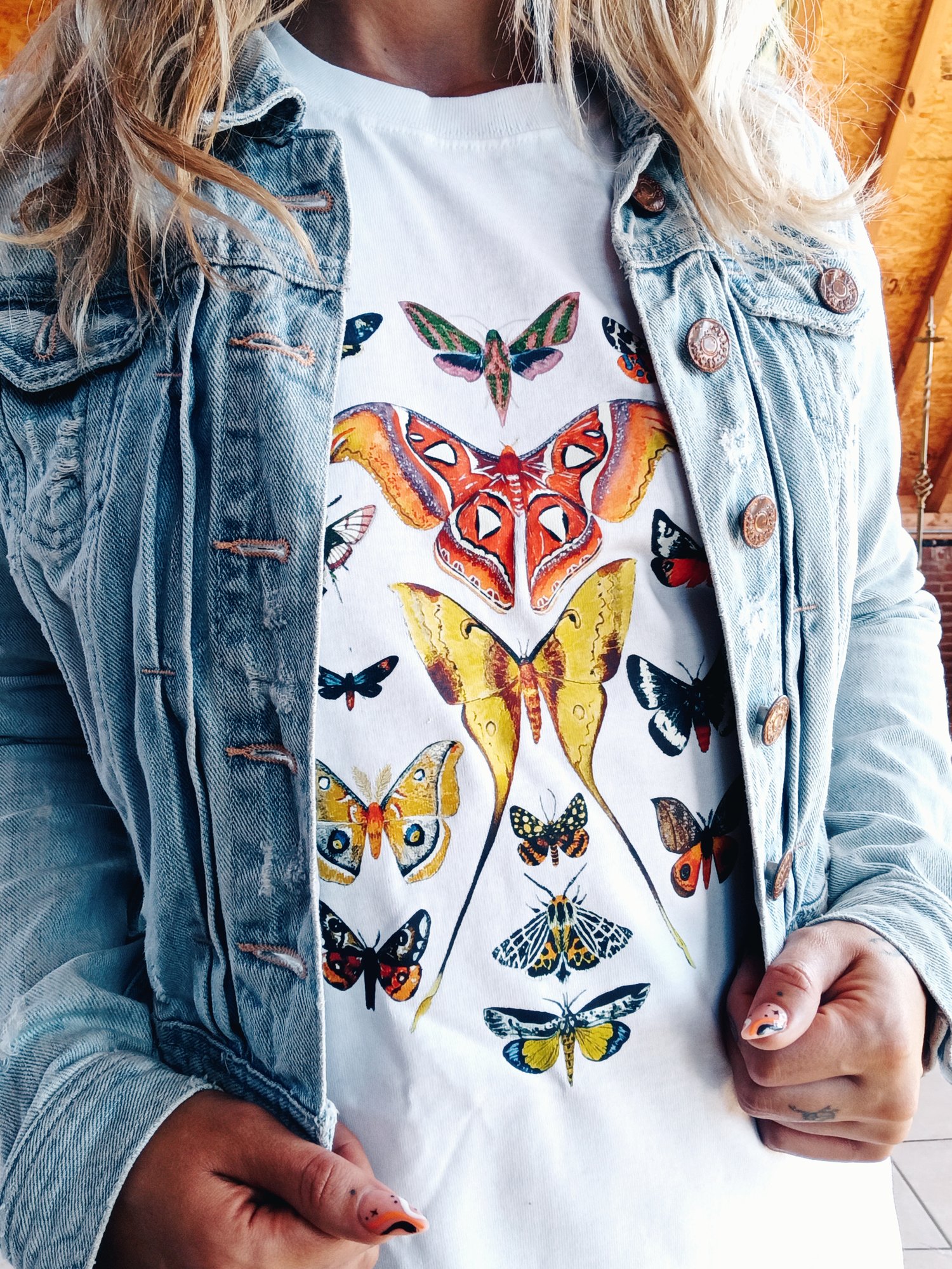 Image of Moth Study T-shirt 