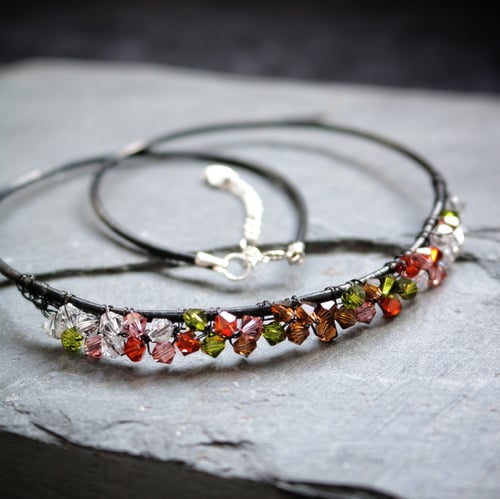 Image of MOSAIC NECKLACE - Earth