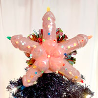 Image 4 of XxxMas Tree Topper Light - Cock Star 