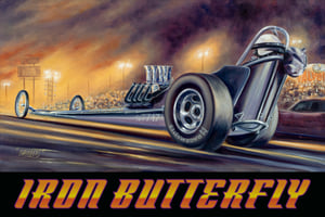Image of Iron Butterfly Dragster Metal Print