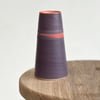 2nd: Mini Skyline Vase in Grape & Burnt Orange #1