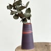 2nd: Mini Skyline Vase in Grape & Burnt Orange #1