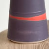 2nd: Mini Skyline Vase in Grape & Burnt Orange #2