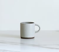 Image 3 of 6 oz cup, glazed in Fog.