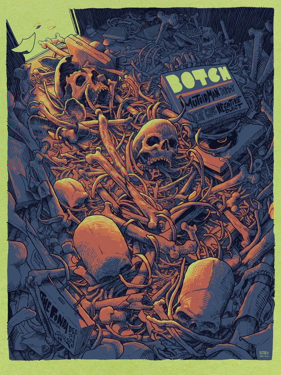 BOTCH - The Fonda - Los Angeles, Dec 7/8 (Blue) | Dave Kloc
