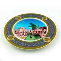 Image 2 of Romantic Landscape - Godzilla - Fine China Plate - #0788