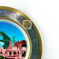 Image 3 of Romantic Landscape - Godzilla - Fine China Plate - #0788